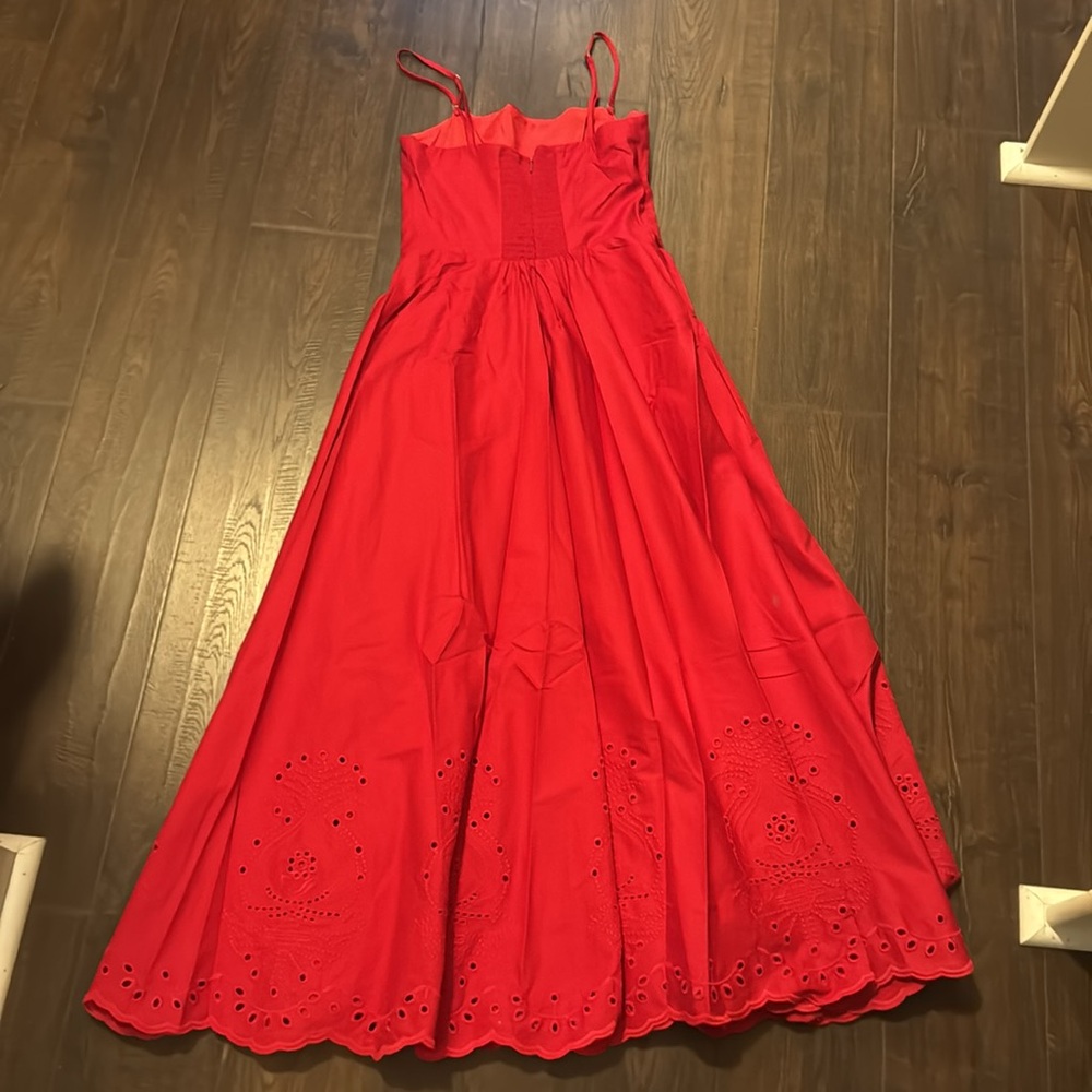 NWOT Reformation Red Midi Dress - Picture 9 of 14